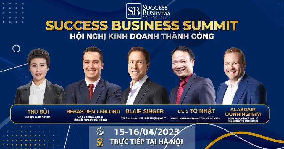 Success Business School mang Blair Singer quay trở lại Việt Nam trong chương trình Success Business Summit 2023